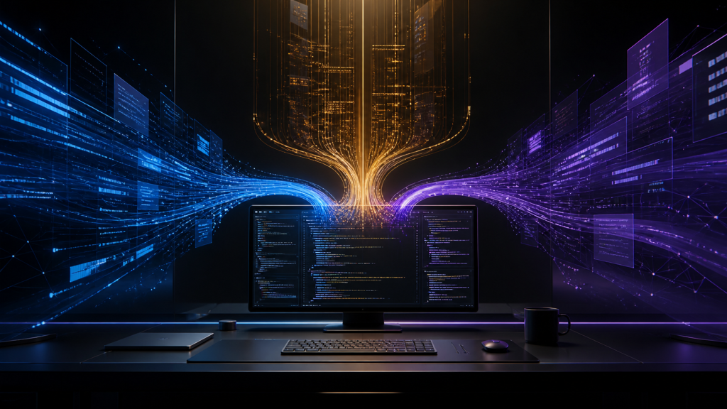 Three competing AI coding systems converging on a modern development workstation